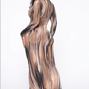 FASHIONOVA ILLUSION MACI DRESS